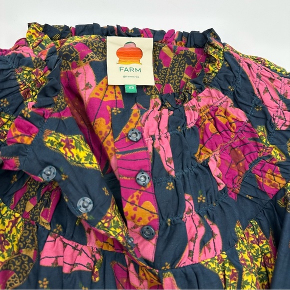 Farm Rio Patchwork Bananas Mini Doll Dress - Picture 7 of 16